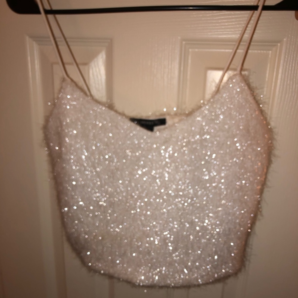 Forever 21 sparkly tank top